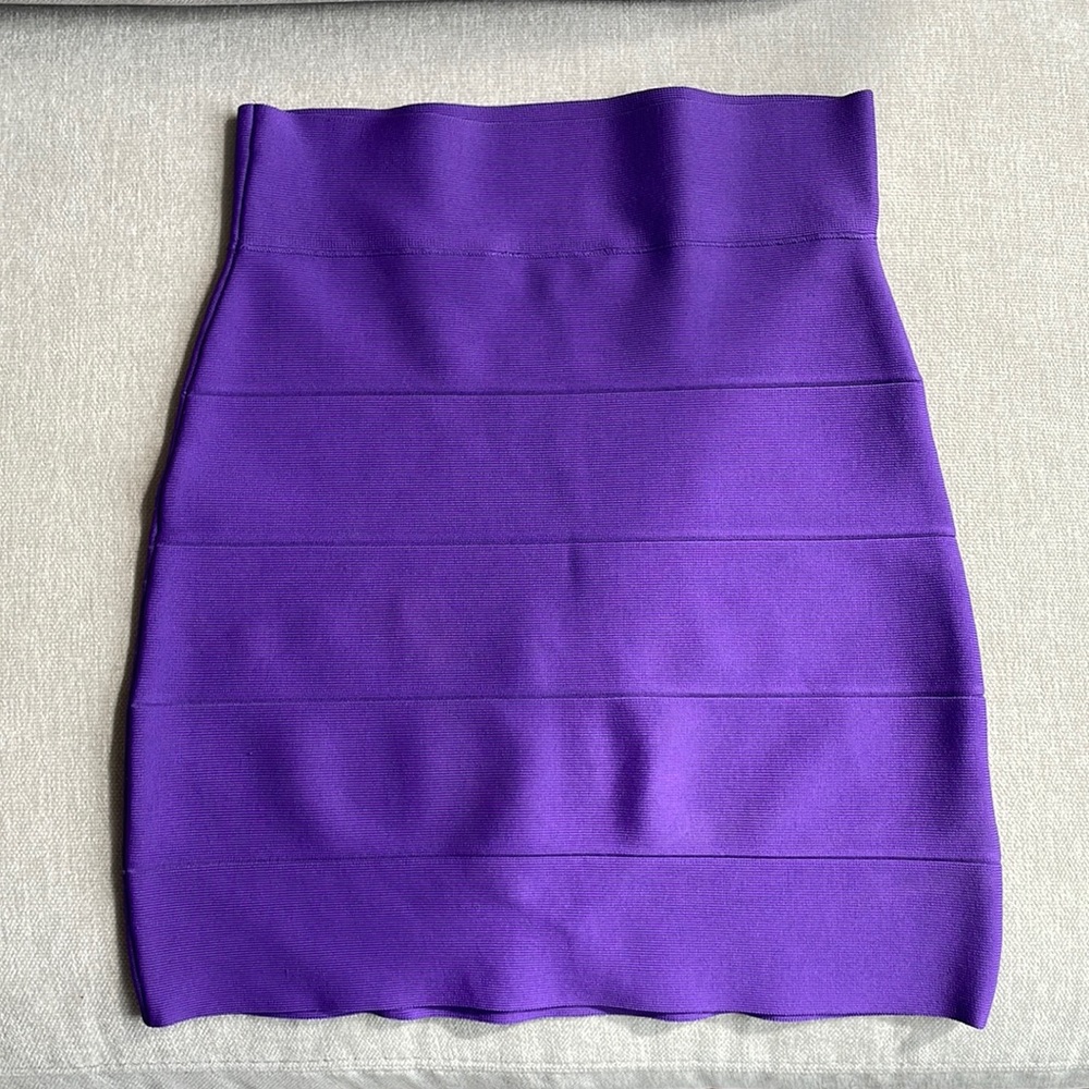 Purple Tight Bodycon Skirt